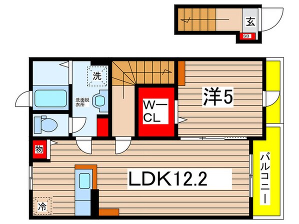 サンヴェール緑町の物件間取画像